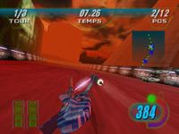 une photo d'Ã©cran de Star Wars Episode 1 - Racer sur Nintendo 64